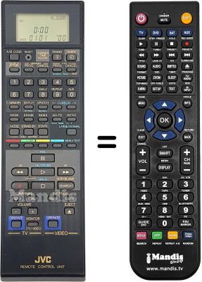 Replacement remote control PQ 10884