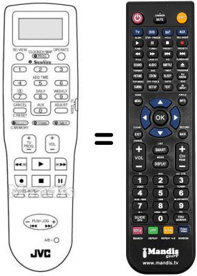 Replacement remote control PQ 21831 D