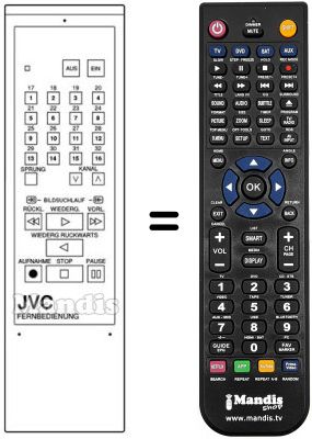 Replacement remote control PU 11099 N