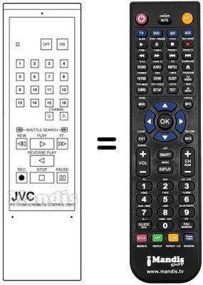Replacement remote control PU 11099 Q