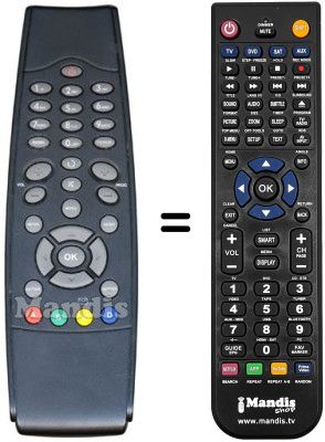 T&eacute;l&eacute;commande &eacute;quivalente LENSON LD 8000