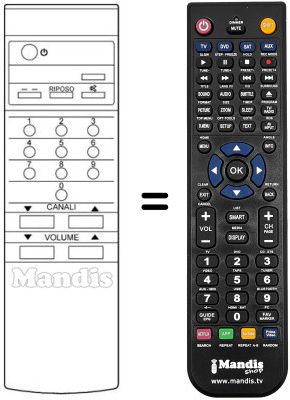 Replacement remote control RC-56