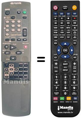 Télécommande équivalente RC-6VR08