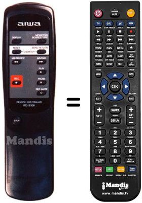 Replacement remote control Aiwa AD-S950