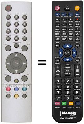 Replacement remote control Grandin CF 1001