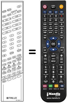 Replacement remote control RC 3010