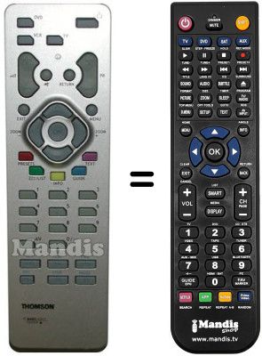 Replacement remote control Teleavia 28 WH 100