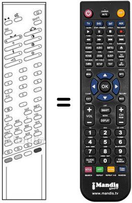 T&eacute;l&eacute;commande &eacute;quivalente RC 348