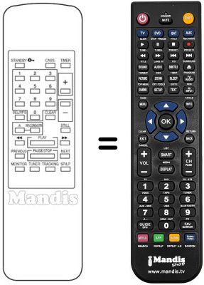 Replacement remote control RC 4000