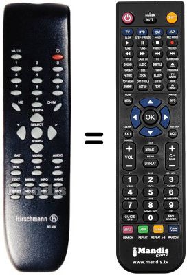 Télécommande équivalente RC 425