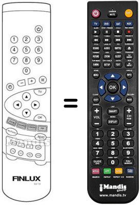Replacement remote control RCF 701