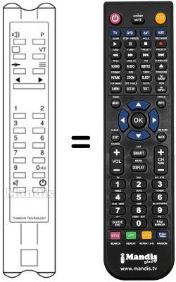 Replacement remote control RCT 300