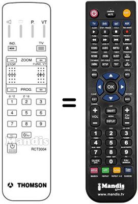 Replacement remote control Arc En Ciel 24 VS 65 J