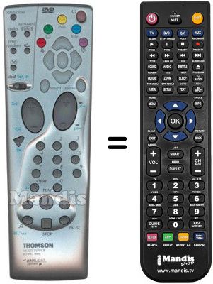 Replacement remote control RCT 443 MNS Replacement remote control RCT 443 MNS