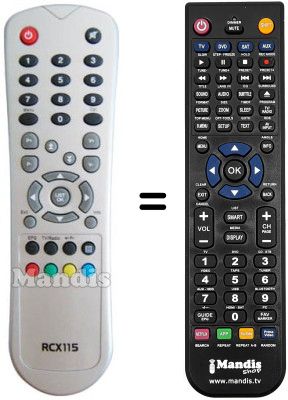 T&eacute;l&eacute;commande &eacute;quivalente RCX 115