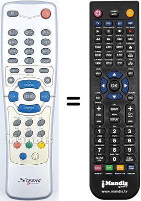 Replacement remote control FRACARRO SRT 5119