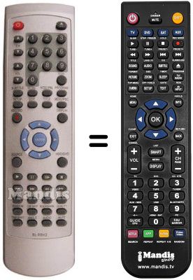 T&eacute;l&eacute;commande &eacute;quivalente RL-R8H2