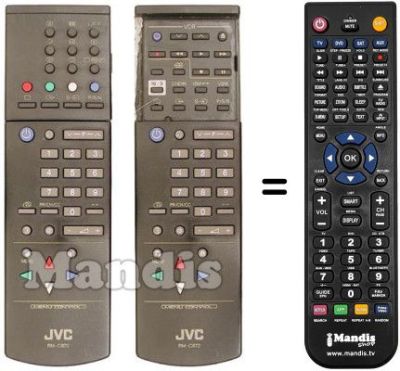 Replacement remote control RM-C874