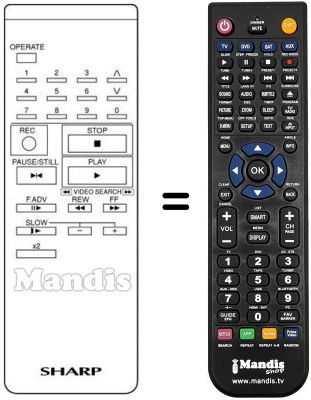 Replacement remote control RRMCG 0254 CESA