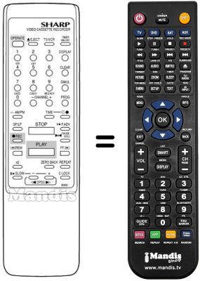 Replacement remote control RRMCG 0892