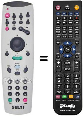 Replacement remote control Naonis AGORA 42'