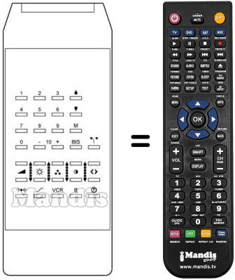 Replacement remote control 57-3504
