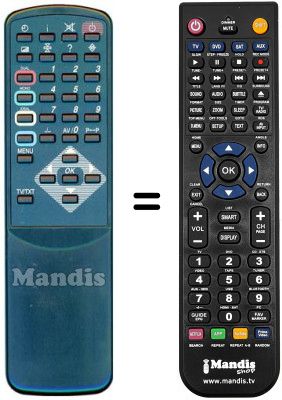 T&eacute;l&eacute;commande &eacute;quivalente Flint FL 2832