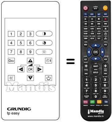 Replacement remote control TP EASY