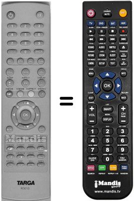 Télécommande équivalente Targa LT 3230