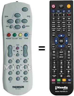 Replacement remote control RCT 116 TA1G Replacement remote control RCT 116 TA1G