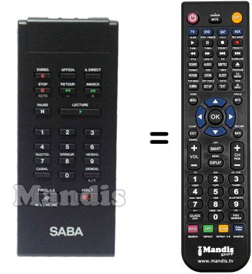 Replacement remote control 925TX1142