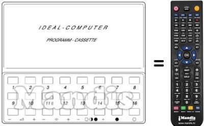 Télécommande équivalente UFB 9 / 16