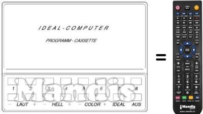 Télécommande équivalente UFB 9 S