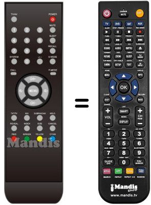 T&eacute;l&eacute;commande &eacute;quivalente United LTW 20X81