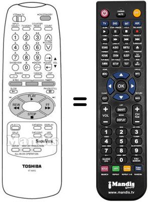 Replacement remote control VT-426 G