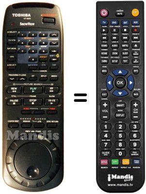 Replacement remote control Toshiba V 813 G