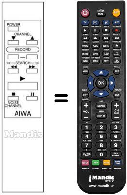 Télécommande équivalente WIRELESS REMOCON