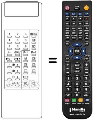 Replacement remote control WT 6320