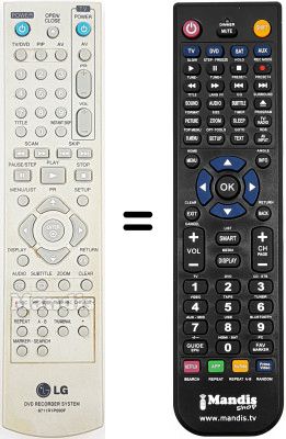 T&eacute;l&eacute;commande &eacute;quivalente Goldstar DR-7800