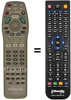 Replacement remote control Samsung R 3000