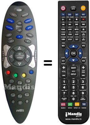Replacement remote control Pace PACE DIGITAL