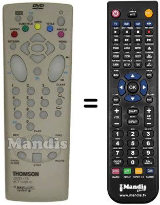 Replacement remote control Nogamatic DTH 210