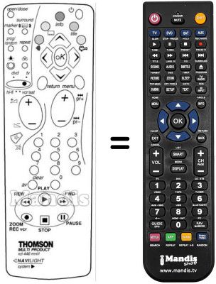 Replacement remote control Nogamatic DTH 3600