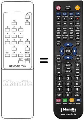Replacement remote control Preisner SL 1000 LX