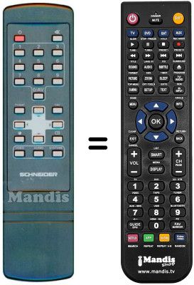Replacement remote control SCHNEIDER SB 1090