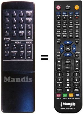 T&eacute;l&eacute;commande &eacute;quivalente Roadstar SAT 200