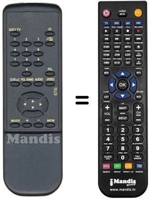 Replacement remote control Triax SR-26 S