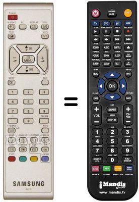 Replacement remote control Samsung LW17E24C Replacement remote control Samsung LW17E24C
