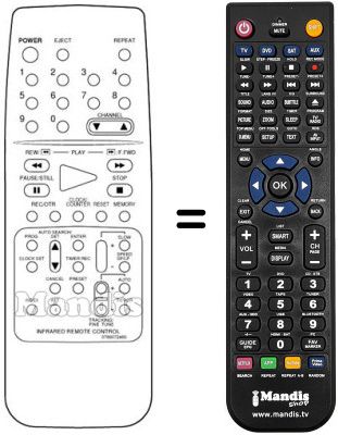 Replacement remote control Sinudyne SV9084