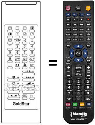 Télécommande équivalente LG CBT2162M